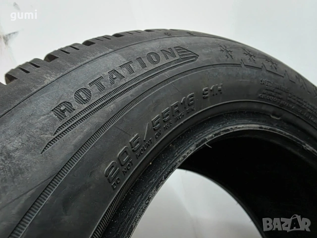 4бр зимни гуми 205/55/16 DUNLOP L05119, снимка 6 - Гуми и джанти - 53821342