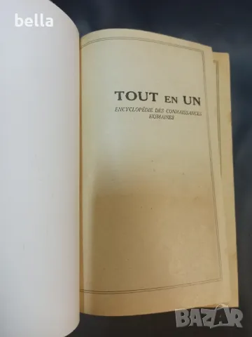 Френска илюстрована енциклопедия Larousse Tout En Un твърди корици 1921 год .Цена 100 лв, снимка 4 - Енциклопедии, справочници - 47191651