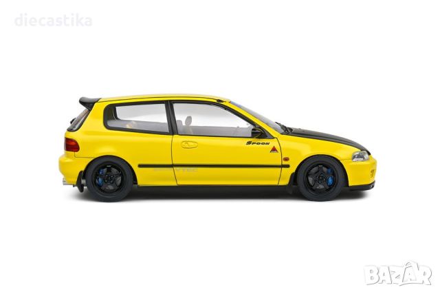 Метални Колички HONDA CIVIC Хонда Мащаб 1:18 Solido , снимка 4 - Колекции - 46287396