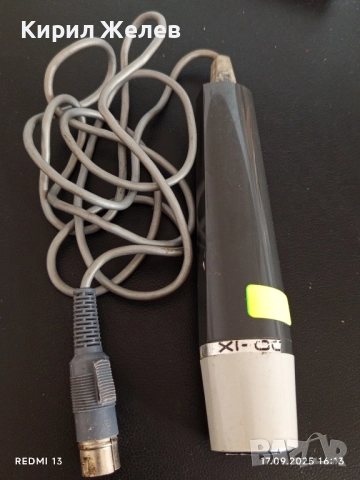 Винтидж Полски динамичен микрофон TONSIL рядък за КОЛЕКЦИЯ ДЕКОРАЦИЯ 50537, снимка 2 - Други ценни предмети - 51746442