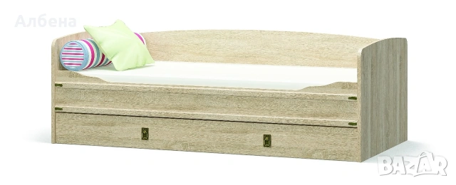 Легло VALENSIA 90-ТАПЧАН – дъб сонома (без матрак)