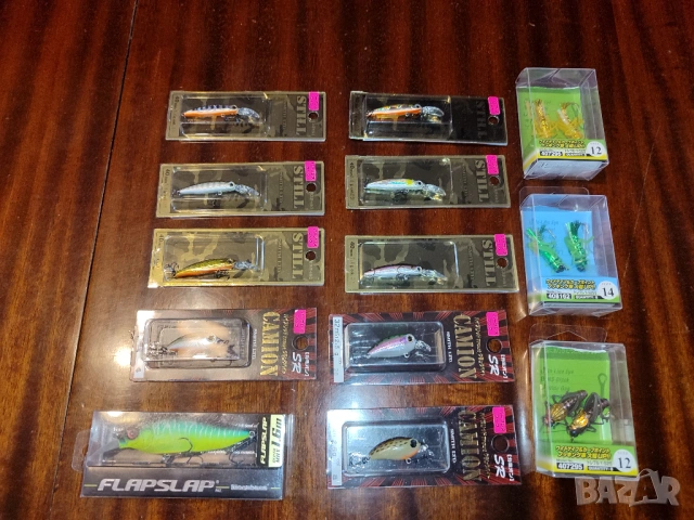 Воблери Smith Camion SR,Magnum SSR,Still,Megabass,щурци,кутии,мухарка.