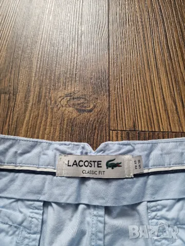 Страхотни мъжки къси панталони LACOSTE размер 38 / 2XL, снимка 5 - Къси панталони - 49769018