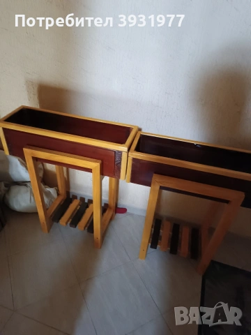 кашпи от дърво , снимка 3 - Саксии и кашпи - 53489349