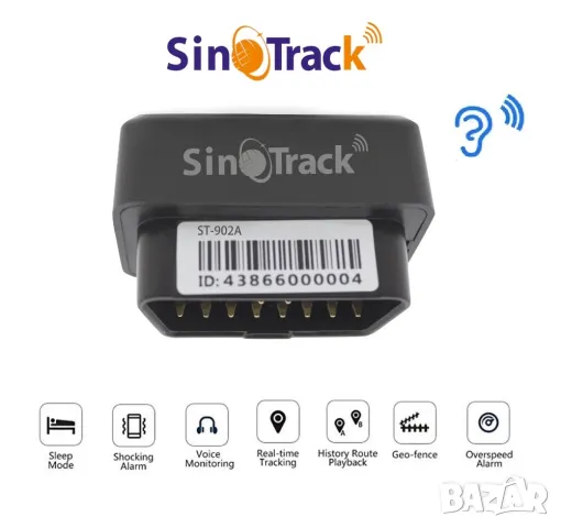 GPS тракер с микрофон подслушване (подслушвател) безкабелна инсталация в OBD порт, снимка 1 - Аксесоари и консумативи - 47207289