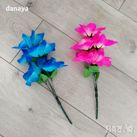 5994 Изкуствен букет цветя, 30 см, снимка 4 - Изкуствени цветя - 50879504