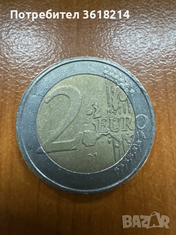 2 Евро Нидерландия Рядка Монета , снимка 2 - Нумизматика и бонистика - 53240769