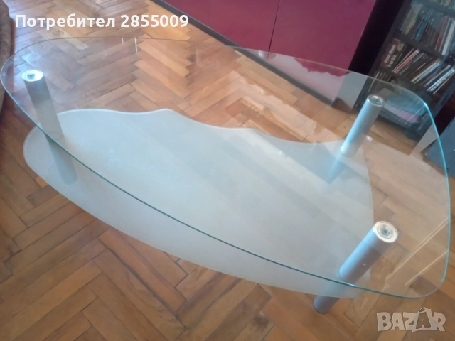 Холна маса стъклена , снимка 2 - Маси - 52388733