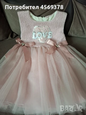 Детска Рокля , снимка 4 - Бебешки рокли - 51417888