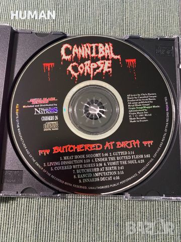 Cannibal Corpse,Carcass, снимка 7 - CD дискове - 45495856