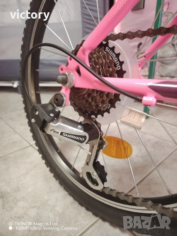 Детски велосипед LUNA 20", неоново розово, снимка 6 - Велосипеди - 52650107