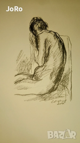 Проф. Светлин Русев - Голо тяло, още едно Бижу от автора., снимка 3 - Картини - 52675857