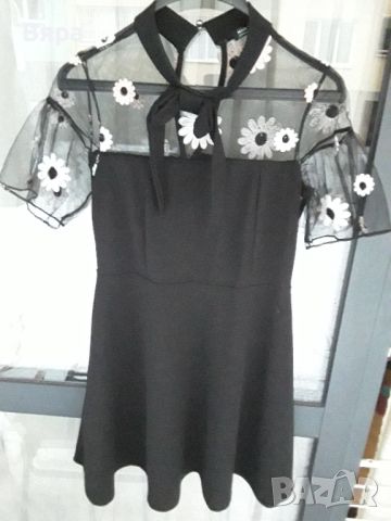 Дамска рокля черна размер  S, снимка 2 - Рокли - 46418505