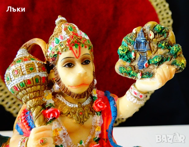 Статуетка Кралят на маймуните Хануман. , снимка 2 - Антикварни и старинни предмети - 51812975