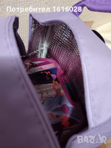 Термо чанта в лилав цвят с Панда., снимка 7 - Други - 51710481