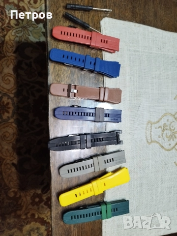 Продавам 8 броя каишки за часовник 22мм , снимка 9 - Каишки за часовници - 50202538