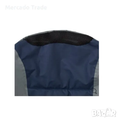 Къмпинг стол Mercado Trade, Сгъваем, Тъмно синьо, С калъф , снимка 4 - Столове - 49665874