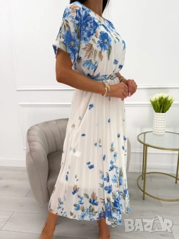 флорална рокля , снимка 2 - Рокли - 51073909