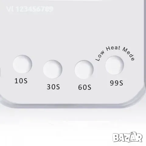 Комбинирана лампа за маникюр и педикюр SUNX5 UV/LED 54W,, снимка 4 - Други - 49749303