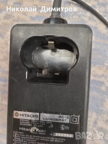 Продавам зарядно за Hitachi BC-2  7,2 V, снимка 3 - Бормашини - 47098848