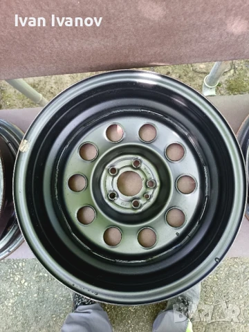Стоманени джанти 15 цола 5х98 заАлфа 156, 147 и ГТ, снимка 4 - Гуми и джанти - 50496610