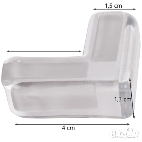 Предпазители за ъгли - 12бр. / Силиконови ъгли за мебели, снимка 7 - Други - 52595584