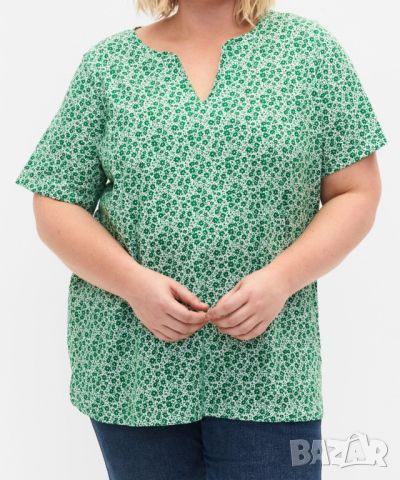 Макси нова флорална, памучна блуза/тениска , снимка 8 - Тениски - 45481612
