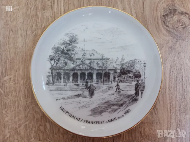 Порцеланова чинийка - колекционерска чиния - немски порцелан