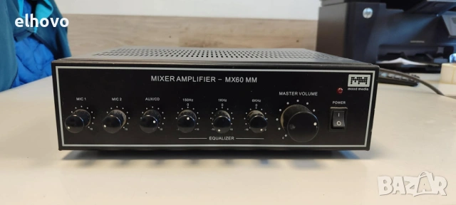 Mixer amplifer-MX60 MM, снимка 2 - Ресийвъри, усилватели, смесителни пултове - 54301162