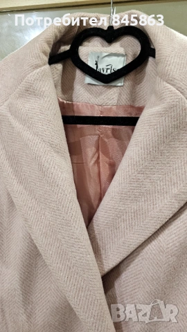 Палто бебешко розово, снимка 2 - Палта, манта - 53220092