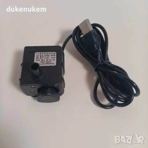 НОВA! Mini USB водна помпа DC 5V 4.8W 240L/H, снимка 8 - Друга електроника - 47503741