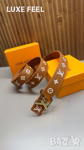 Louis Vuitton ⚜️Естествена Кожа ⚜️ Дамски Колани, снимка 4 - Колани - 53576186