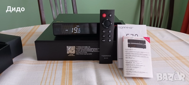 DAC Topping E70 - НОВ, снимка 6 - Ресийвъри, усилватели, смесителни пултове - 52251019