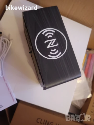 MIOBLUE будилник Дървен  18W безжично зареждане аларма температура ЧЕТЕТЕ ОПИСАНИЕТО, снимка 6 - Друга електроника - 50829058