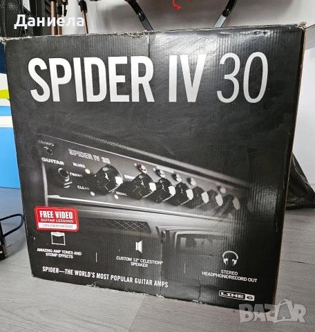 Line 6 Spider IV 30 Китарен комбо усилвател плюс футконтролер Line 6 FBV Express MkII, снимка 2 - Ресийвъри, усилватели, смесителни пултове - 53142338