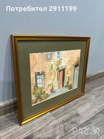 Картина – акварел, 2 бр., снимка 4 - Картини - 54303950