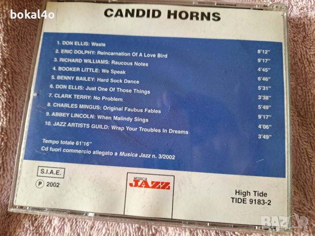 Candid Horns, снимка 2 - CD дискове - 41908374