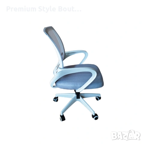 Ергономичен офис стол с дишаща мрежа и регулируема височина – комфорт през целия ден, снимка 15 - Столове - 54123967