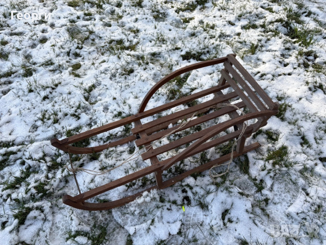 Българска  дървена шейна, снимка 5 - Зимни спортове - 53202707