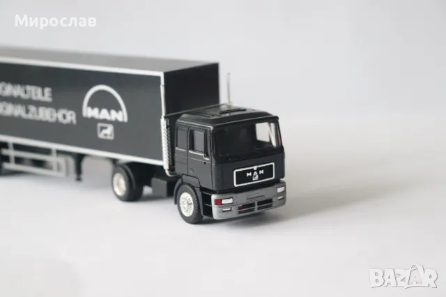 HERPA 1/87 H0 MAN КАМИОН МОДЕЛ ТИР ИГРАЧКА КОЛИЧКА, снимка 6 - Колекции - 49180856