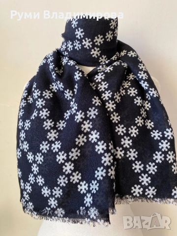 Черен шал Day Birger et Mikkelsen, снимка 2 - Шалове - 53081318