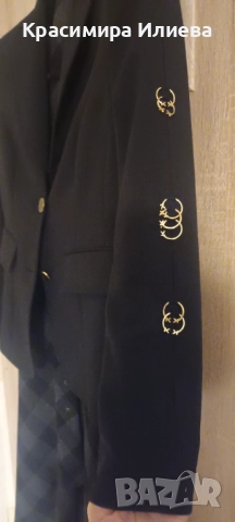 Елегантно черно сако на Kensol , снимка 5 - Сака - 52544677