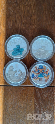 Лунар, Lunar, инвестиционно сребро, 1 oz. , снимка 3 - Нумизматика и бонистика - 50035482