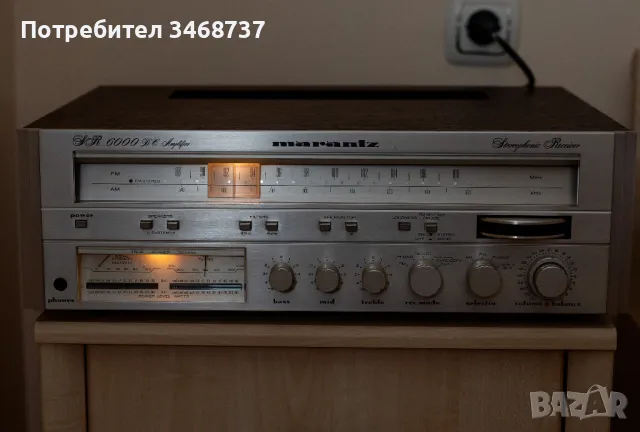 Vintage Marantz AM/FM Stereo Reseiver SR-6000 DC, снимка 4 - Ресийвъри, усилватели, смесителни пултове - 48944157