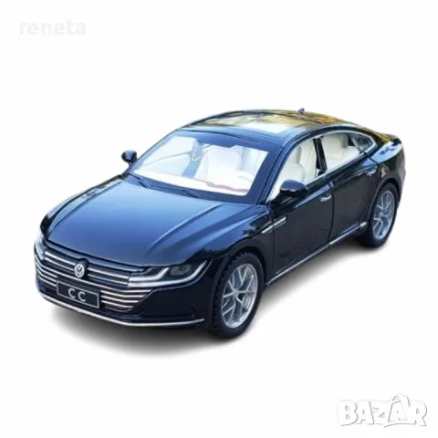 Играчка Кола, Тип VOLKSWAGEN CC, Метален, Звук и светлина, Черен, 1:32, Без кутия, снимка 1 - Коли, камиони, мотори, писти - 47050635