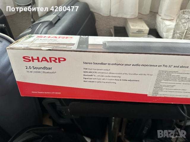 Sound bar “Sharp”, снимка 6 - Bluetooth тонколони - 52340853