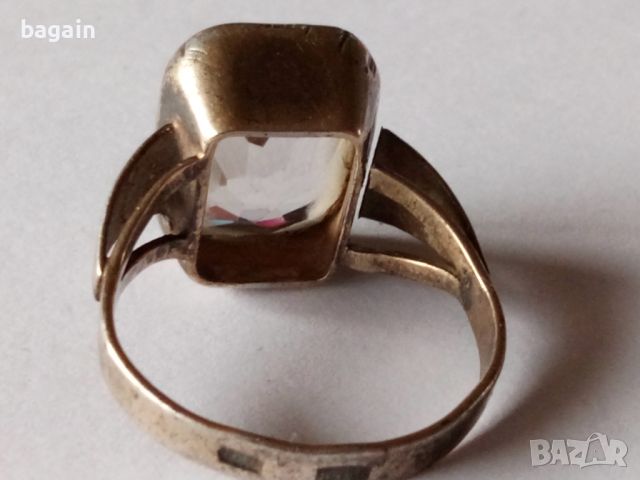 Уникален руски пръстен с голям камък., снимка 4 - Пръстени - 45528819