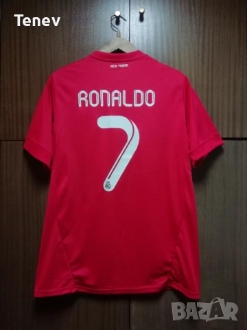 Real Madrid Cristiano Ronaldo Adidas оригинална тениска фланелка екип Реал Мадрид Роналдо червен