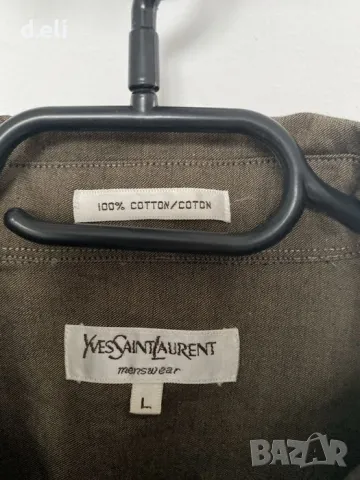 VERSACE/ Ives Saint Laurent Slim Original Size XL 100% Памук , снимка 10 - Ризи - 49736163