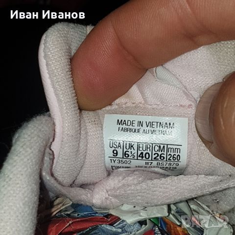 маратонки  REEBOK BABY PINK CLASSIC LEATHER  номер 40 , снимка 6 - Маратонки - 39598279